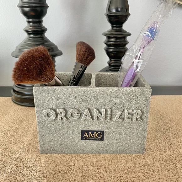 🆕Sandstone Bathroom Set- ORGANIZER/RINSE - Picture 2 of 6